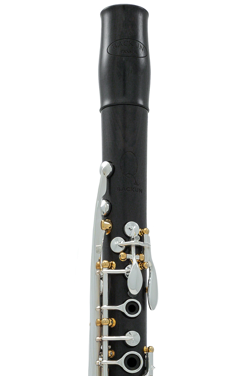 Backun Q2 Series Grenadilla with Silver Plated Keys & Gold Posts A