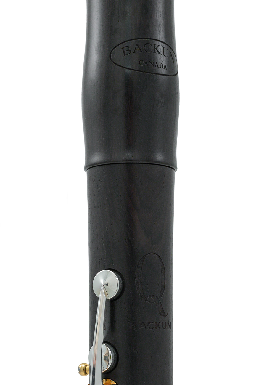 Backun Q2 Series Grenadilla with Silver Plated Keys & Gold Posts A