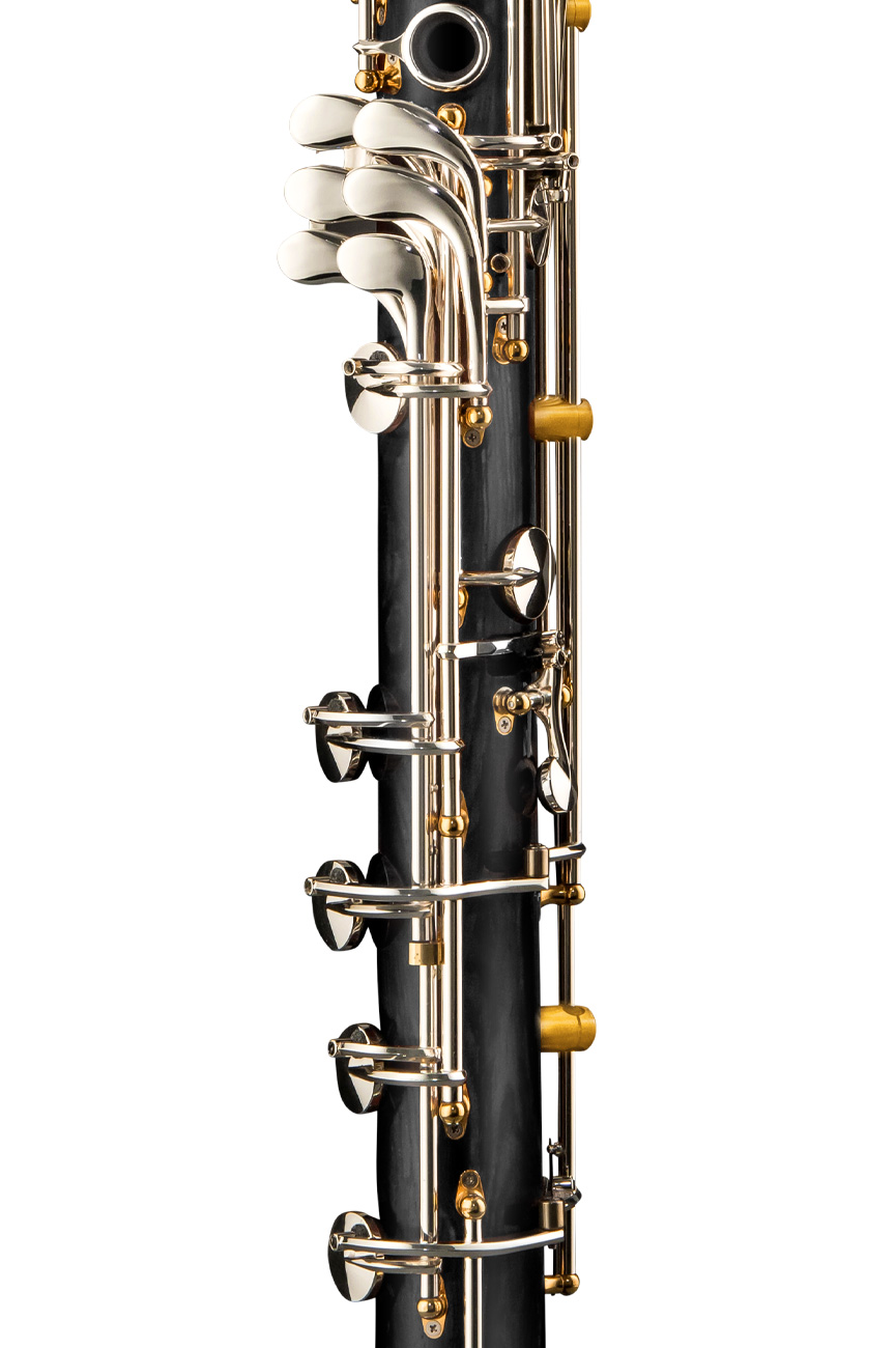 Backun Lumière Grenadilla Gold Posts and Silver Keys Basset A