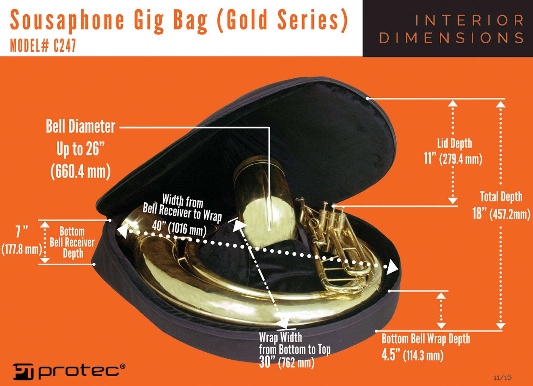 Protec Sousaphone Gig Bag C247