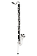 Rental Yamaha Student Bass Clarinet - To Low Eb : Image 1