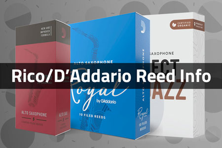 Rico Saxophone Reed Information