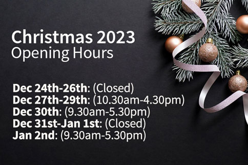 Christmas Opening Hours 2023