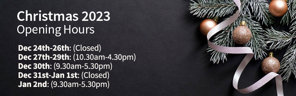 Christmas Opening Hours 2023