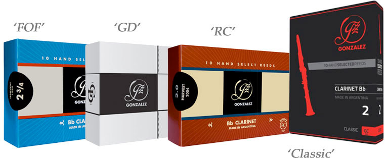 Gonzalez Clarinet Reeds