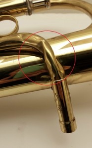 Damaged leadpipe