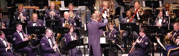 wind band performing