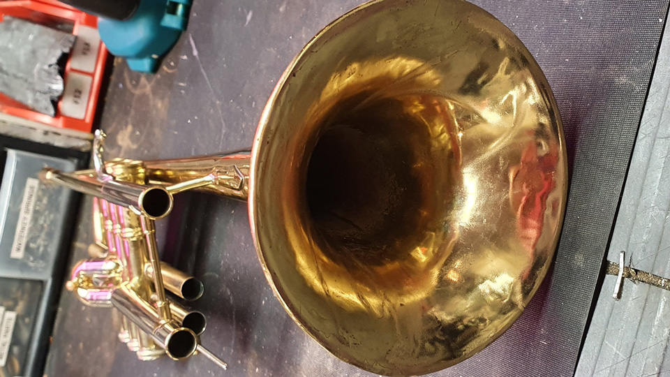 Trumpet Repairs Bell Recovery Dawkes Music